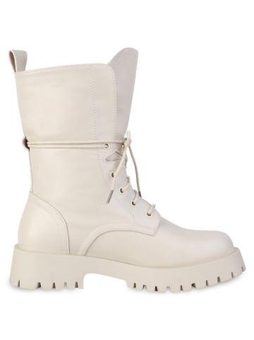 VAN HILL Schnürstiefeletten Ella in Creme