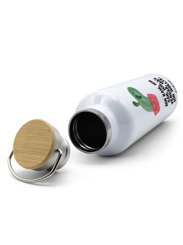 Mr. & Mrs. Panda große trinkflasche Kaktus Mama mit Spruch in Weiß