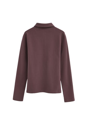 Polo Club Poloshirt WOMAN RIGBY GO PRAT POLO IO LONG SLEEVE SLIM FIT in Pflaumen
