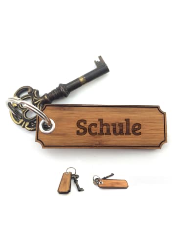 Mr. & Mrs. Panda Schlüssel Anhänger Schule mit Spruch in Pflanze