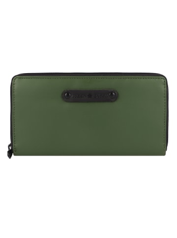 Greenburry Upcycled Tarpaulin Geldbörse 19 cm in olive