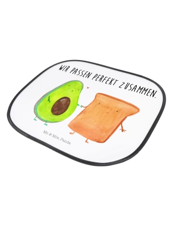 Mr. & Mrs. Panda Sonnenschutz Auto Avocado Toast mit Spruch in Weiß