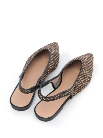 Wittchen Geflochtene Ballerinas Mit Offener Ferse in Multicolored