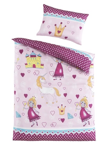 Carpe Sonno Polyester Bettwäsche Set Prinzessin in Rosa