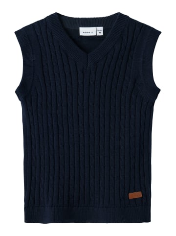 name it Pullunder NMMFASUNE KNIT SLIPOVER in Dunkelblau