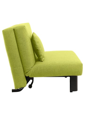 others FALTSESSEL Kalomira Bezug Flachgewebe Metall schwarz / apfel