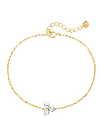 Glanzstücke München Armband aus Sterling Silber mit Zirkonia in gelbgold