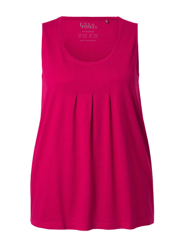 Ulla Popken Strick-Top in dunkle himbeere