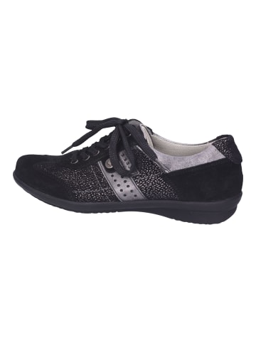 WALDLÄUFER Komfort Schnürschuhe in Schwarz