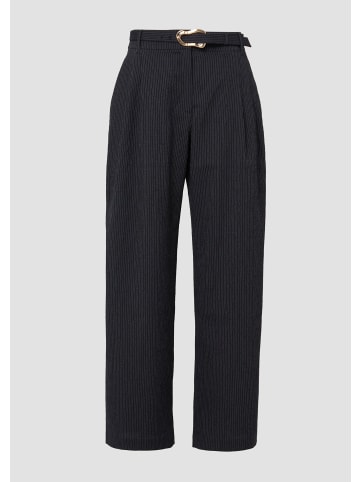 s.Oliver BLACK LABEL Hose lang in Schwarz