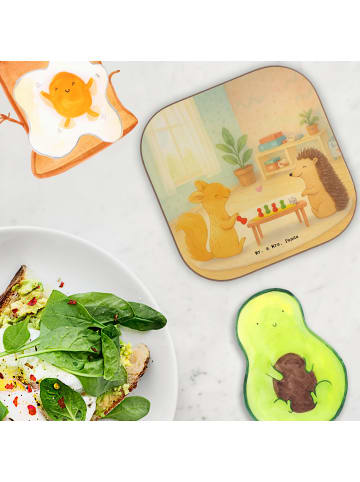 Mr. & Mrs. Panda Holzuntersetzer Eichhörnchen Gesellschaftsspiel... in Weiß