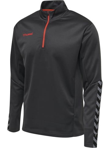 Hummel Halbreißverschluss Sweatshirt Hmlauthentic Herren in ASPHALT