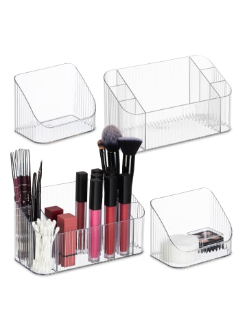 relaxdays 2 x Kosmetik Organizer in Transparent
