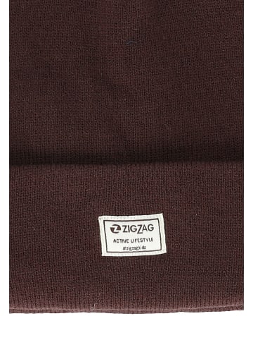 Zigzag Mütze Rizzo in 4241 Fudge