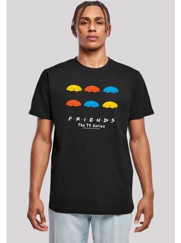 F4NT4STIC T-Shirt FRIENDS Bunte Regenschirme in schwarz