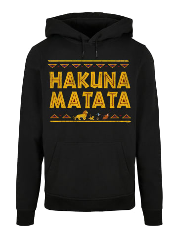 F4NT4STIC Basic Hoodie Disney König der Löwen Hakuna Matata in schwarz
