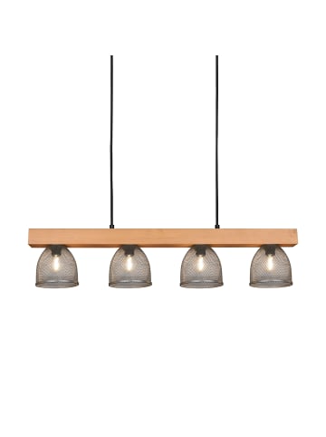 home24 Deckenleuchte Cestino in Silber