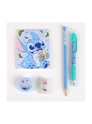 Lilo & Stitch Plüsch-Federmäppchen gefüllt Blau