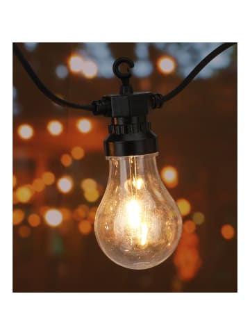 PROGARDEN LED-Lichterkette in schwarz