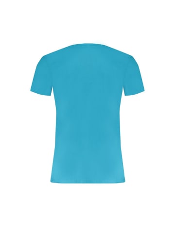 Trussardi Hellblaues Baumwoll-T-Shirt