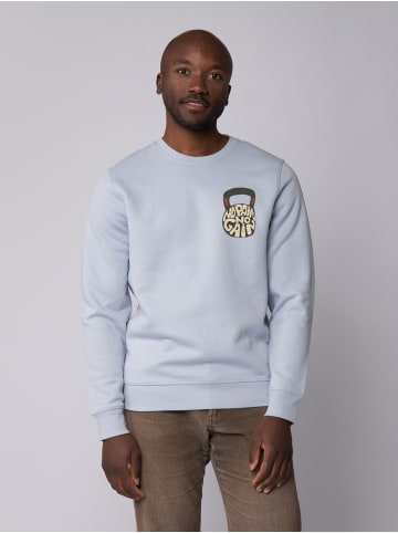 wat? Apparel Sweatshirt No Pain, no Gain 01 in Serene Blue