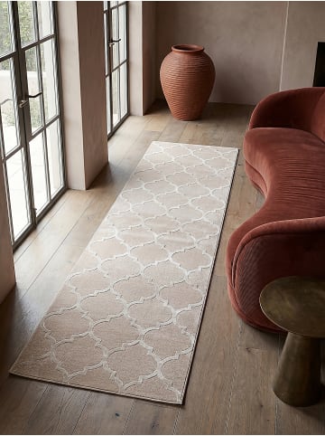 KADIMA DESIGN Läufer Orientalisch pflegeleicht Wohnzimmer Schlafzimmer Flur Wohnraum in Beige