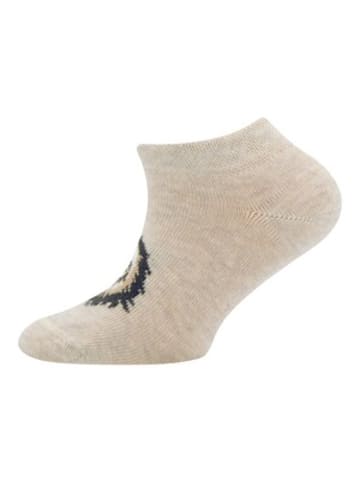 ewers 2er-Pack Sneakersocken Adler Ringel in Braun