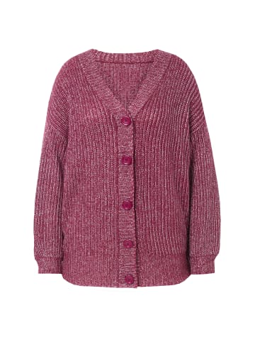 MIAMODA Strickjacke in purpur