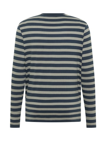 ELBSAND Langarm T-Shirt Noel in Midnight + Stone STRIPE