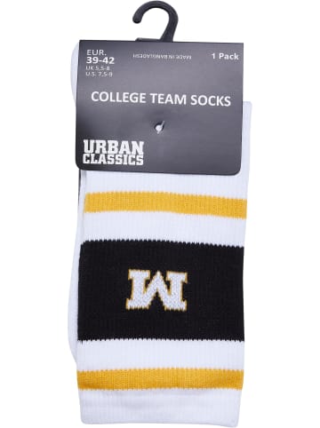 Urban Classics Socken in californiayellow/black/white