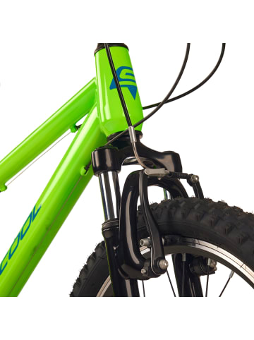 S'COOL Kinderfahrrad - Xroc 20 Zoll 6-Gang | ab 6 Jahre - Dark Green/Neon Green