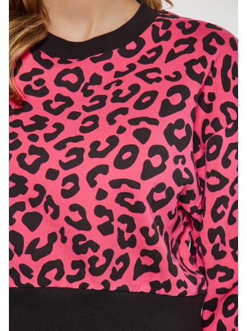 Swirly Sweatshirt in Pink Leo