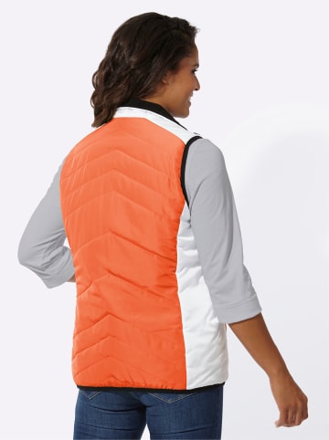 WITT WEIDEN Steppweste in orange-ecru