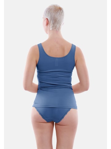 Nina von C. Unterhemd / Top Cosy in Azzurro