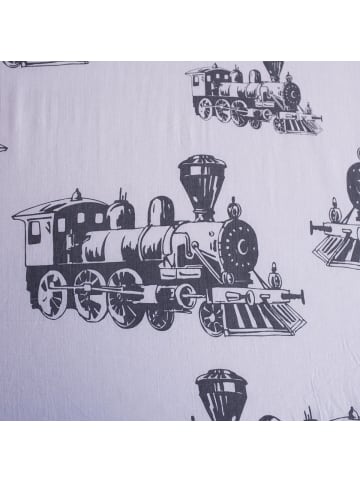 COFI 1453 Locomotive Kuschelige Bettwäsche Polyester, 90x200 + 25 cm in Mehrfarbig