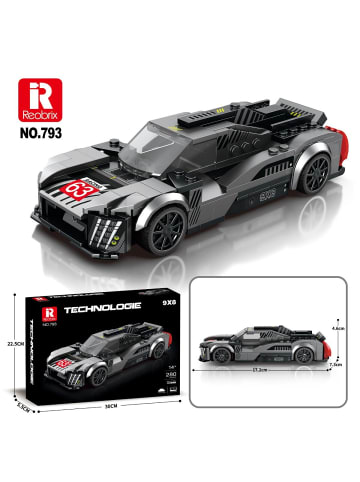 Reobrix 793 Rennwagen Prototyp 1:24 Klemmbaustein Auto 280 Teile