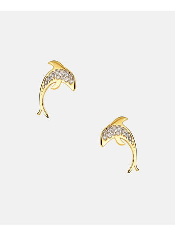 Diamant L'éternel Ohrringe aus 585 Gelbgold