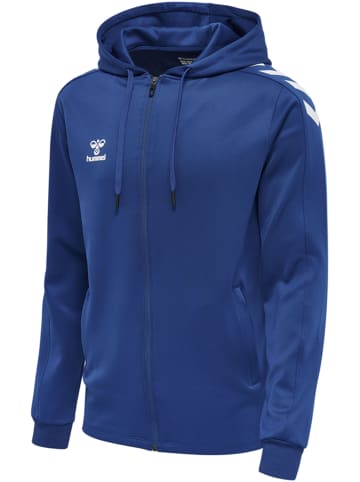 Hummel Reißverschluss Kapuzenpullover Hmlcore Erwachsene in TRUE BLUE