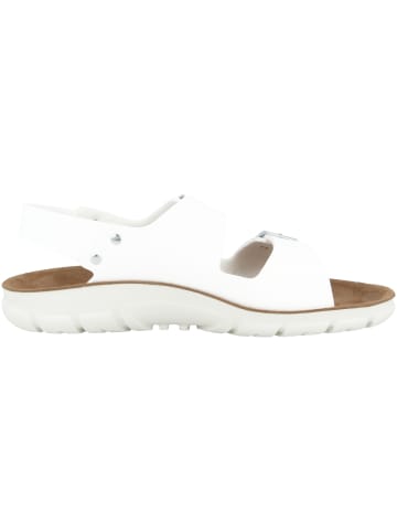 Birkenstock Sandale Kano Birko-Flor Weichbettung schmal in weiss