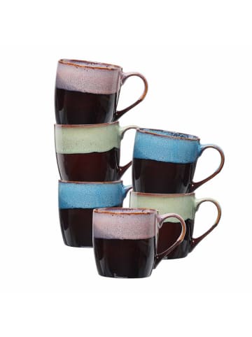 Ritzenhoff & Breker 6er Set Henkelbecher Mongu 660 ml in bunt