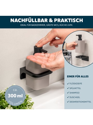 bremermann 2tlg. - Bad-Accessoires -Set SAVONA Softtouch, eckig