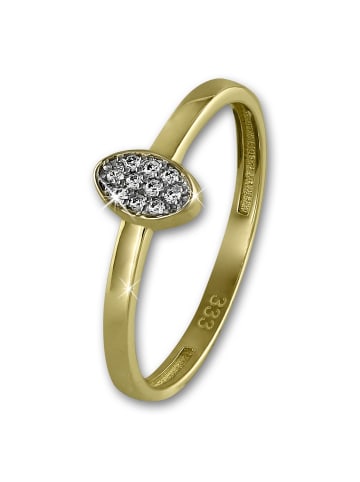 GoldDream Goldring 333 Gelbgold - 8 Karat, Oval Größe 58 (18,5)