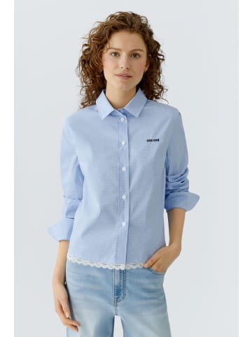 Oui Hemdbluse in blue white