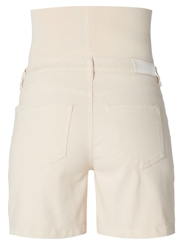 Supermom Umstandsshorts Jeans Hurlock in Bone White