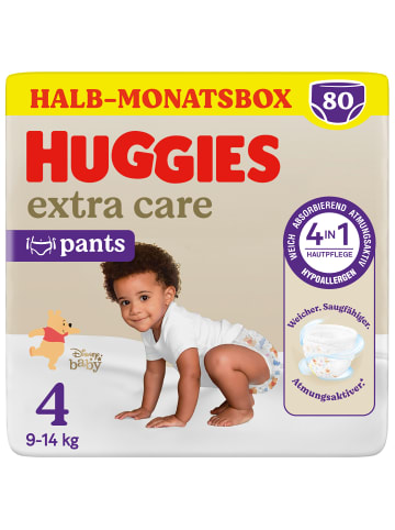 HUGGIES Pants Extra Care Disney-Design Größe 4, 80 Windelhöschen (2x40)