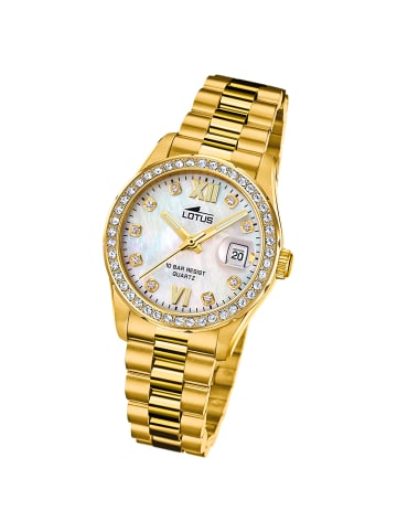 Lotus Chronograph-Armbanduhr Lotus Classic gold mittel (ca. 32,5mm)