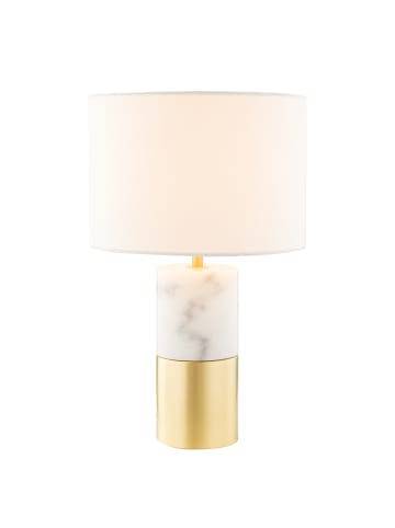 home24 Tischleuchte Hege in Weiß