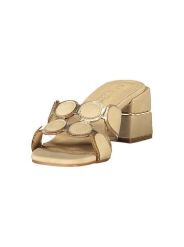 Laura Biagiotti Beige Polyurethan Damen Sandale