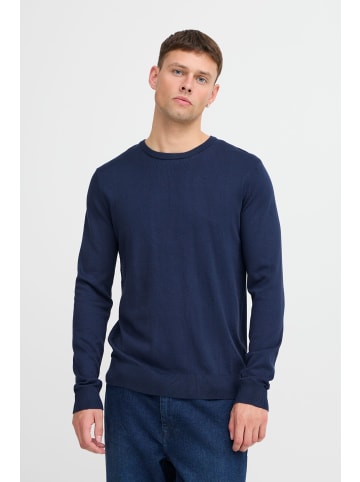 BLEND Strickpullover BHPullover 20718169 schlichter Strickpullover in Blau