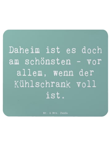 Mr. & Mrs. Panda Laptop Mousepad Spruch Geborgenheit im Zuhause ... in Meeresbrise